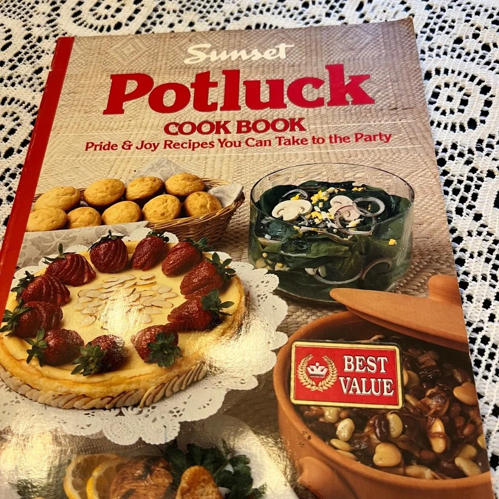 Vintage Sunset Potluck Cookbook | 80s